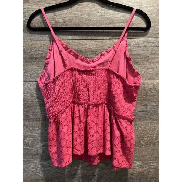 Sim & Sam Honeysuckle Spaghetti Strap Lined Eyelet Halter Size Xtra Large - Picture 3 of 3